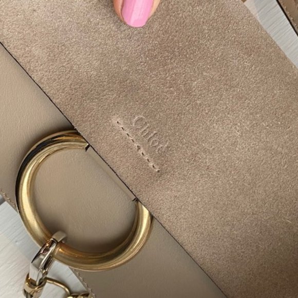 Like new taupe Chloe small Faye shoulder bag - Picture 6 of 6